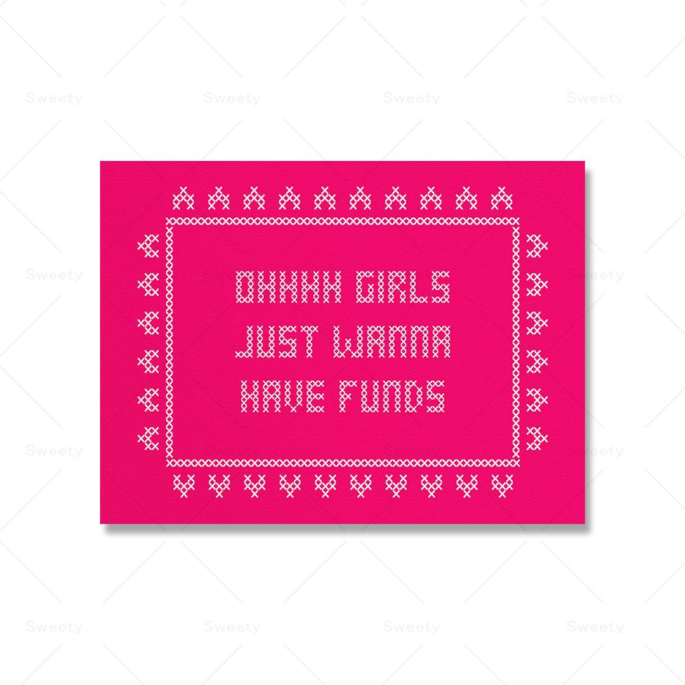 Wall Mural Pink Y2k Decor Trendy Retro Aesthetic Posters And Prints Cartoon Quote Wall Art Canvas Painting For Dorm Room Decor