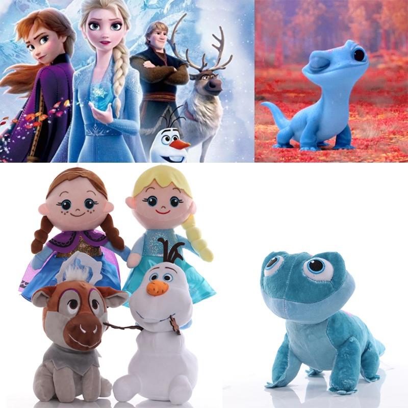Frozen 2 Stuffed Elsaanna Princess Plush Doll Children Toy  Birthday