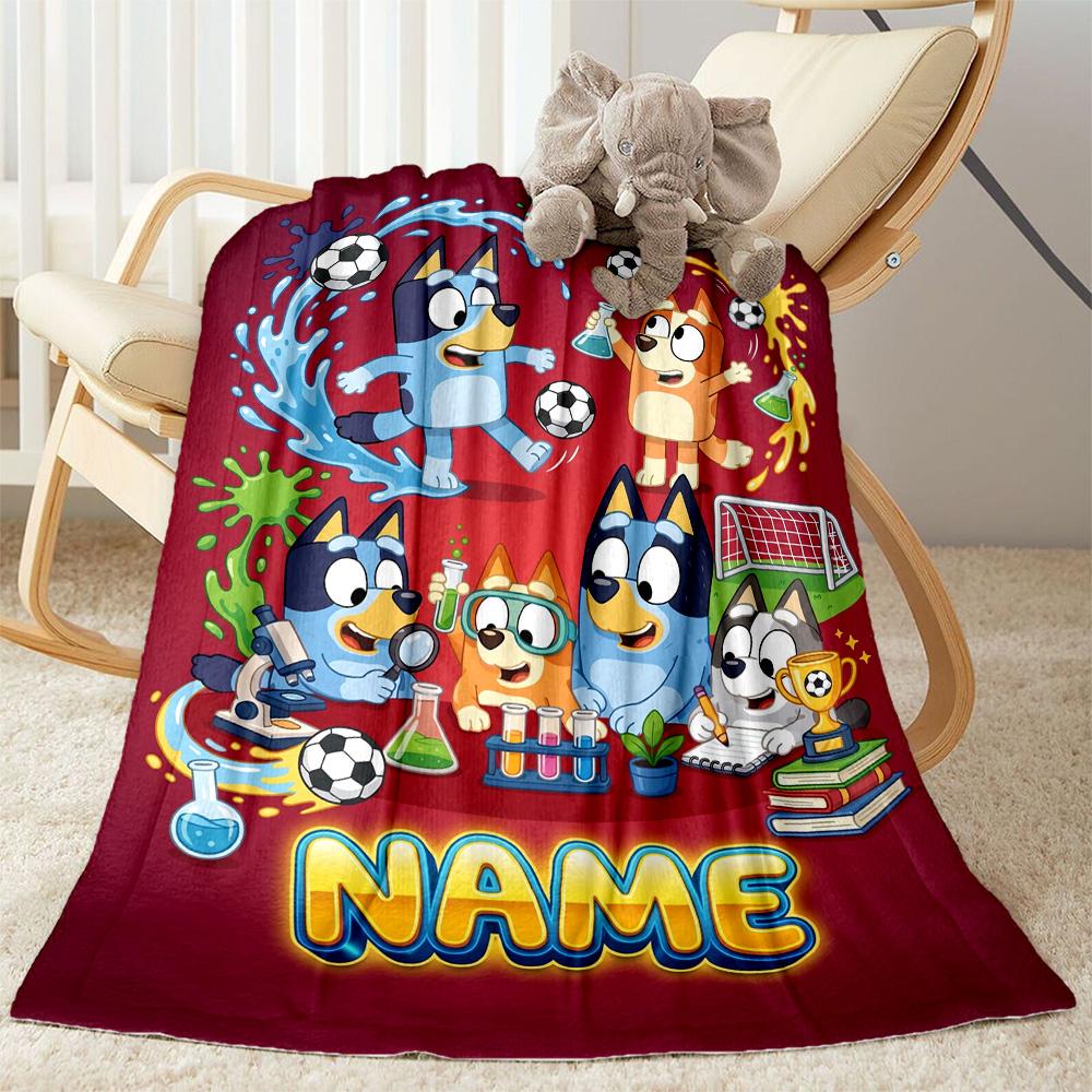 Halloween Costume Party Customize Text Blanket Gift Customizable Blanket Soft & Cozy Throw For Office Office Chair Bedding Living Room
