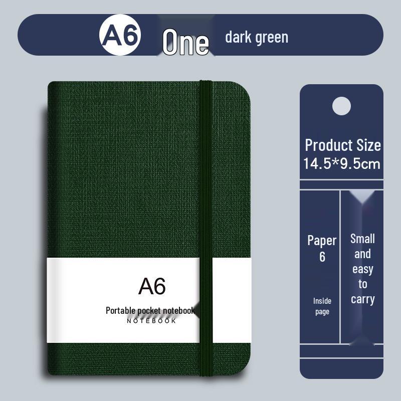 Frischer Stil A6 A7 Tasche Effizienzplaner – Leichtes Kunstledernotizbuch