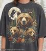 Vintage Grizzly Bear 90s Graphic Style Comfort Colors® Tshirt, Animal Lover Retro Bear Faded Tee, Nature Y2k Streetwear, 2000s Bear Gift