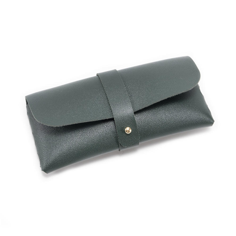 1Pcs Glasses Case Women Leather Soft Glasses Bag Fashion Portable Sunglasses Box Bag Accessories Eyeglasses Case Sunglasses Box