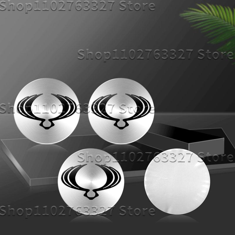 4Pcs 56mm Aluminium Dust Cover Car Aluminum Air Tire Valve Caps For SsangYong Actyon Turismo Ssang Rodius Rexton Korando Musso TC1