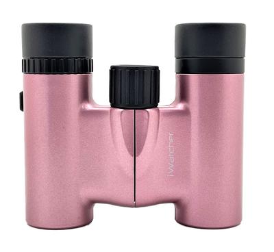 Binóculos iWatcher com essencial para esportes e binóculos 8x 8×21DH alça, concertos, (Rosa)