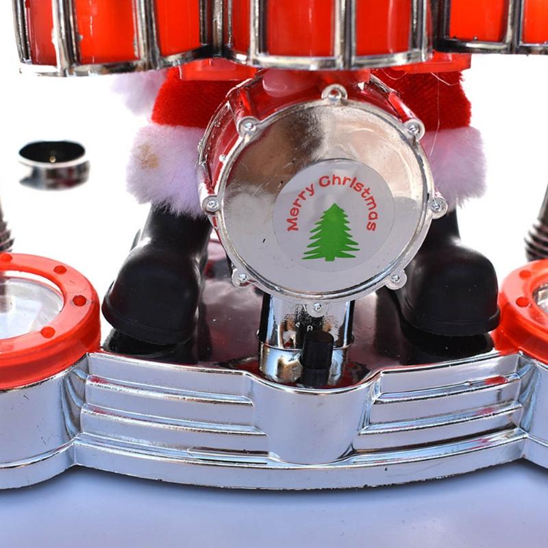 Kids&Adults Plastic Toy Kids Game Electric for Play the Instruments Santa Claus for Creative Supplies for Kids/Adults