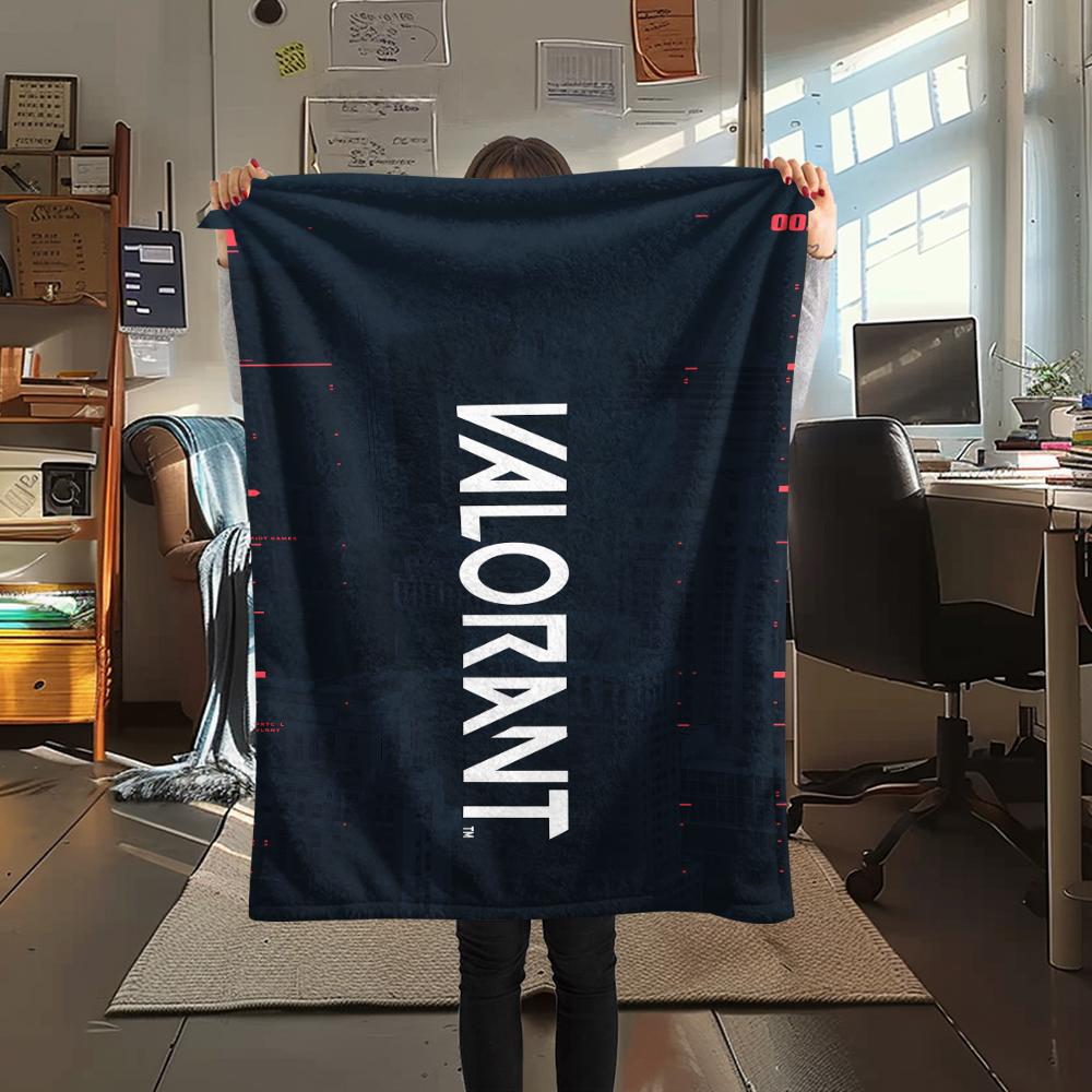 VALORANT Print Flannel Blanket,High Quality Comfortable for All Seasons,Home Decor,Warmth and Comfort,Perfect for Christmas Gifts