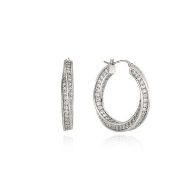 Twisted Cubic Point Ring Earrings OTE122103QWW