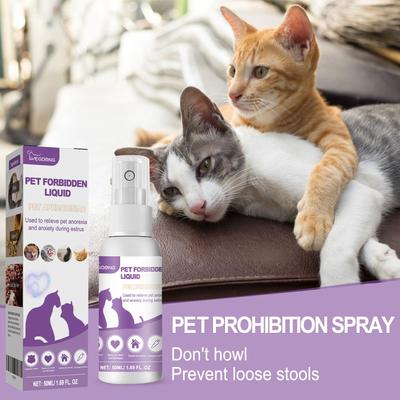 Pet Soothing Spray 50ml | Calm & Relaxing Care Spray for Cats and Dogs, Daily Mood Conditioning Spray 50ml