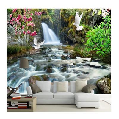 3d Photo Wallpaper Waterfall Landscape Wall Mural Living Room Bedroom Sofa Tv Background Mural