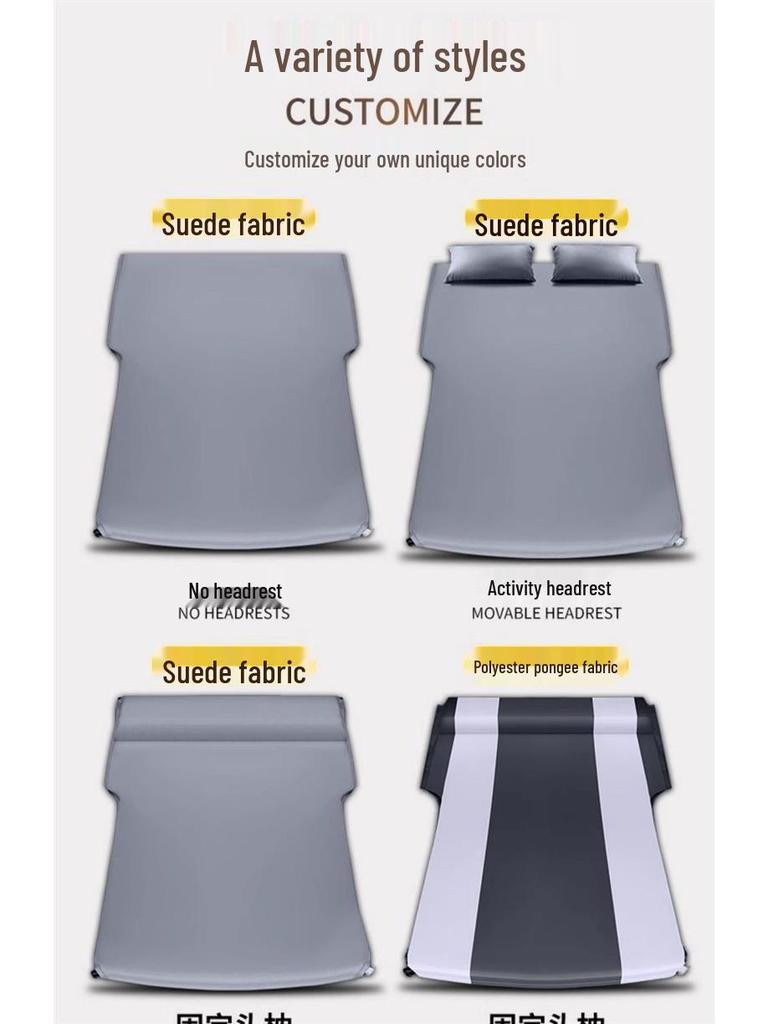 Nissan Qashqai Trunk Car Bed: No Inflation Needed, Rear Seat Sleeping Pad