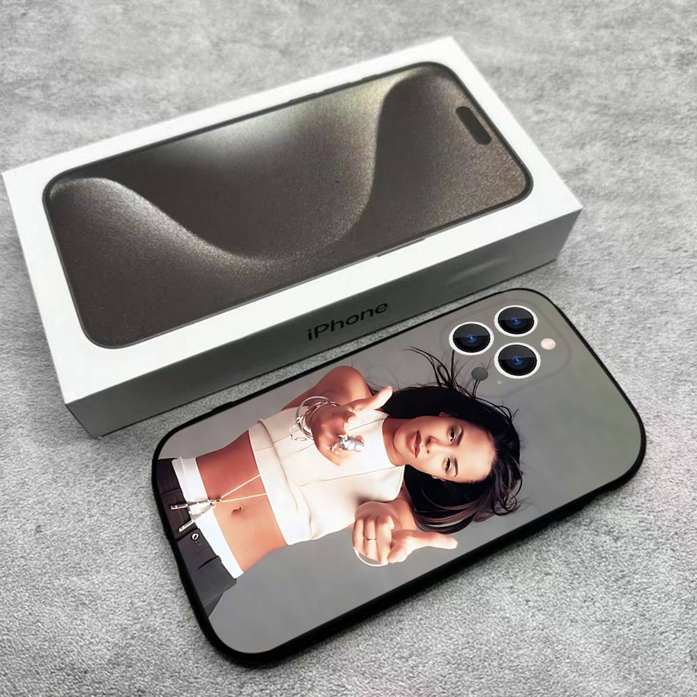 

Singer A-AaliyahS hip pop Phone Case For iPhone 17,16,15,14,13,12,Pro,Max,Plus,E,SE4,Air,Mini Black Soft Box iPhone17PRO