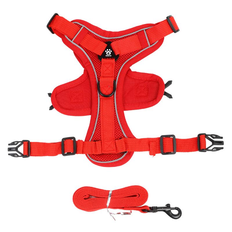 Adjustable Anti-Escape Cat & Small Dog Leash and Harness: Breathable, No-Choke, All-Season Use