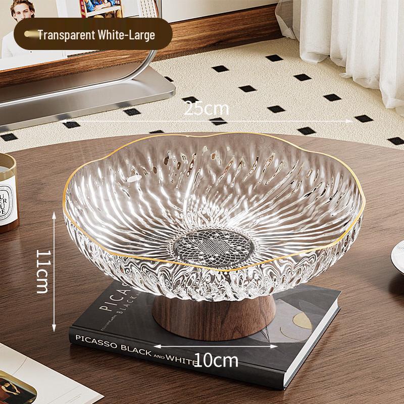 Abay European Style Plastic Fruit Plate & Snack Tray