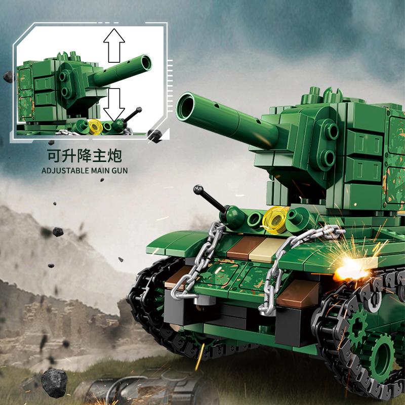 Militärspielzeug Simulationsmodell Panzer Bausteine Set WW2 Armee Fahrzeuge Bausteine Spielzeug für Jungen Weihnachtsgeschenke