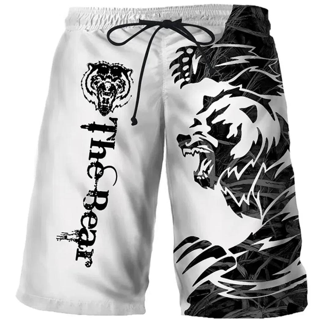 

Cool Tiger Wolf Літні шорти Зручні гавайські пляжні шорти для серфінгу Швидко висихаючі спортивні шорти Чоловічі пляжні шорти для хлопчиків XXL