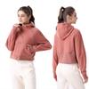 Uarun Women's Loose Fleece Yoga Hoodie