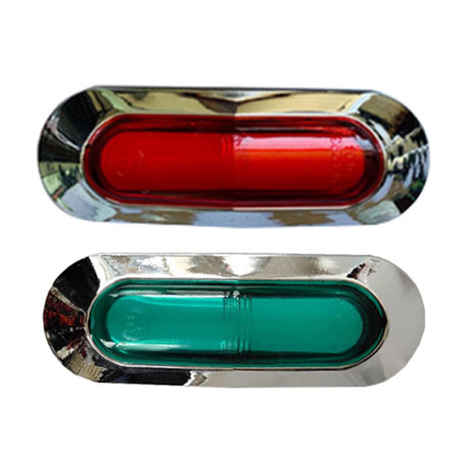 

1 Pair LED Front Rear Side Marker Light Indicator for Boats Truck Trailer Led Marker Clearance Lights Waterproof Lamp