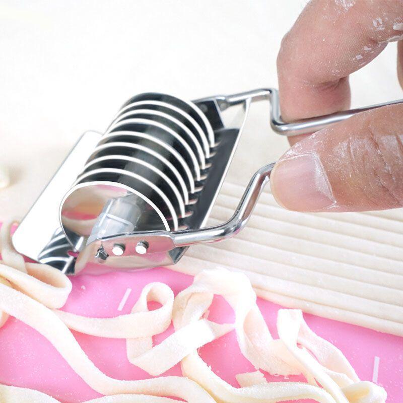 Stainless Steel Manual Noodle Maker & Dough Press Mold for Home Kitchen