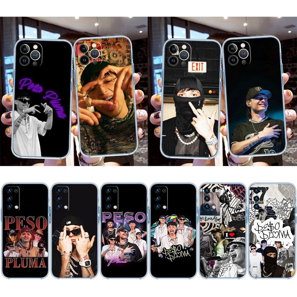 Peso Pluma Transparent Phone Case for Motorola Moto G7 G8 G9 G84 G85 G73 G24 G15 Z2 Play Power Plus