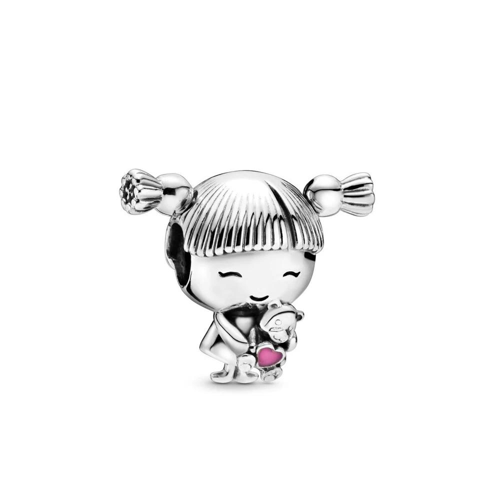 Charms Plata Kimono Girl Pendant Copper Colors For Charms Copper Colors Original Bracelet For Jewelry Making