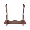 Flute Stand Desktop Flute Display Stand Wooden Dual-Layer Wind Instrument Stand Flute Organization Storage Display Holder