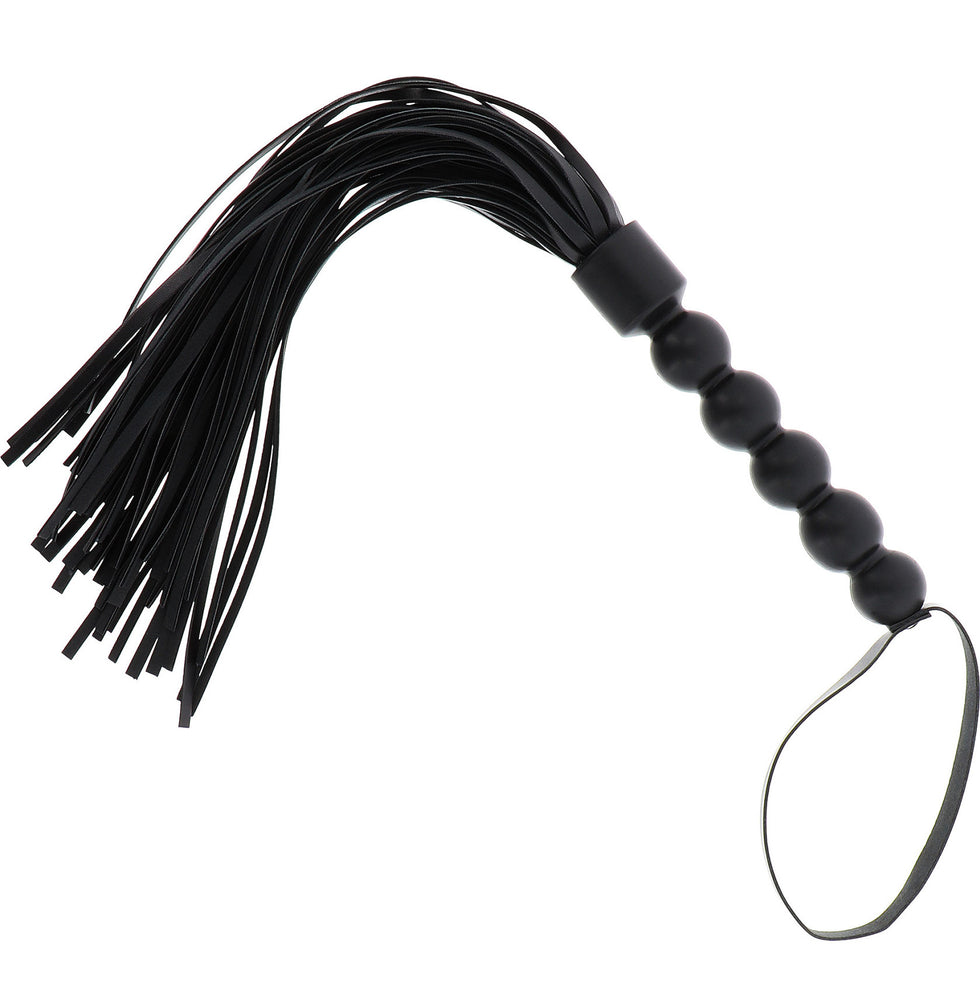 Martinet Flogger Balls 66cm Noir - Hidden Desire - Fouets, Cravaches & Plumeaux