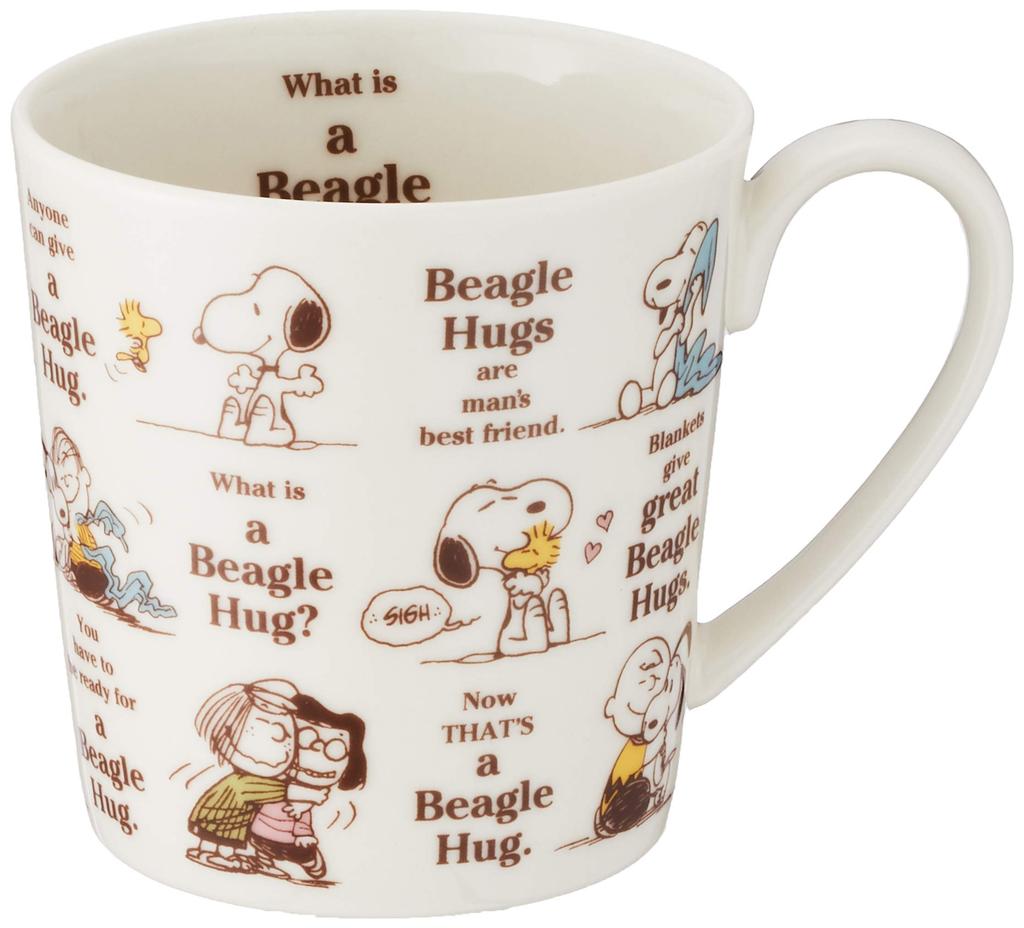 PEANUTS Snoopy Hug Large 604138 Mug, 350ml, White,