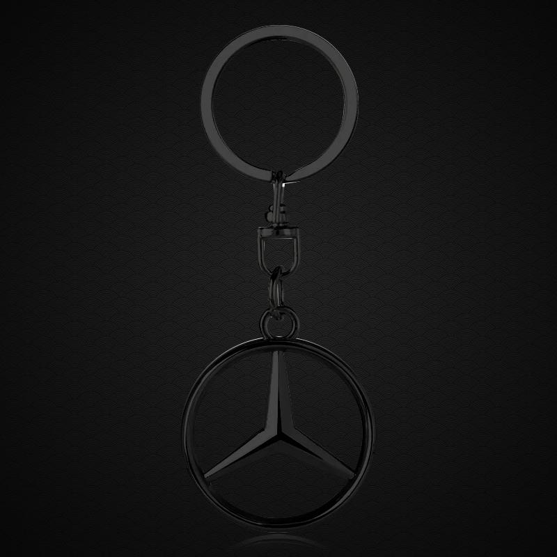 1Pcs 3D Metal Car Keychain Keyring Key Holder Couple Gifts Pendant For Mercedes-Benz V177 W247 W176 W177 W207 W203 W204 GLA GLC X253 GLK GLA Class