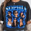 Custom Photo T-Shirt, Personalized Name Design, Retro Bootleg Style Tee