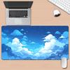 Minimal Extended Mouse Pad Professional Desk Mat Soft Cloth Surface Natural Rubber Base for PC Laptop Keyboard Office Work Ideal
