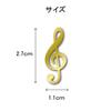 Treble Clef Pin Musical Symbol Design Pin Gold Badge, Badge,