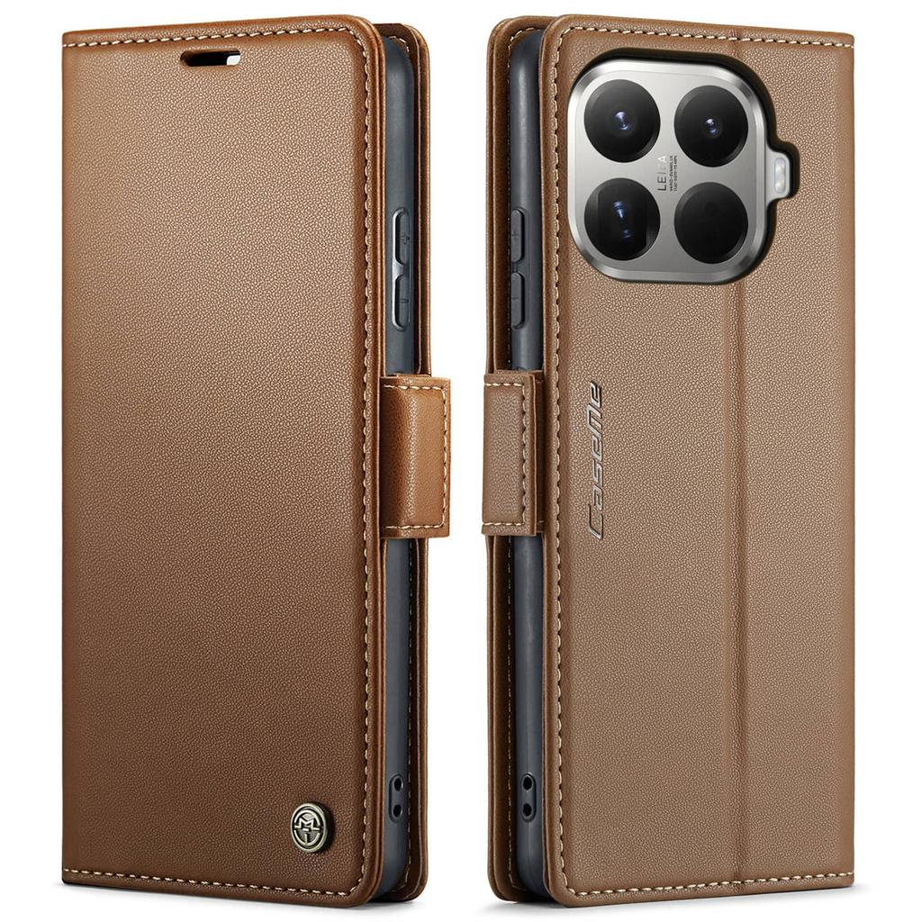 For Xiaomi 15T Pro Xiaomi 15T Case With Card Holder, Wallet Case with RFID Blocking, Durable Leather Kickstand Magnetic Clasp