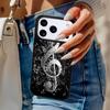 Music Note Musical Treble Clef Soft Phone Case For iPhone 17 Air 14 15 13 12 Max Cover For Apple 16e 11 Pro Max Plus Coque