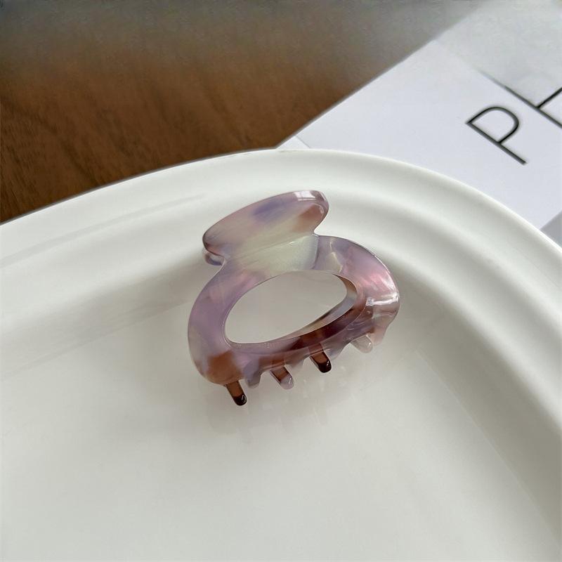 Sweet Mini Acetate Hair Clip for Women Girls Hair Claw Chic Barrettes Crab Hairpins Styling Claw Clips Fashion Hair Accessories