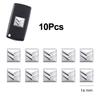 5 Pièces Autocollants Emblèmes Métal Aluminium Clé de Voiture Pour Citroen C1 C2 C3 Vts C4 Saxo C4L C5 C6 C8 Xsara Picasso Berlingo Cactus aoh123