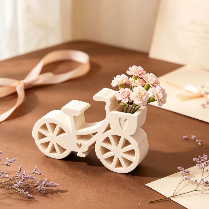 3D Bike Silicone Candle Mold Flexible Silicone Resin Casting Mold for Gypsum Decoration, Decorative Concrete Craft Project