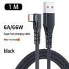 L-Shaped 100W 6A Fast Charging Cable for Huawei & Xiaomi - Ideal for Gaming