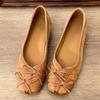 Fashion Novelty Bowknot Design Low Heel Pumps Women Comfortable Square Toe Lightweight Designer Shoes for Ladies Fashion Brand Loafers
