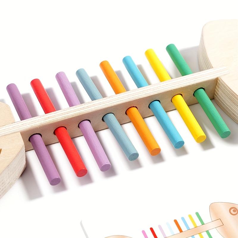 Educational Fish Bone Matching Game 60 Double-Sided Cards 120 Question Cards Wooden Puzzle Toy for Cognitive Development and Learning