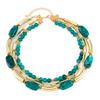European & American Multi-Layer Geometric Beaded Necklace - Creative Design (NK27260)