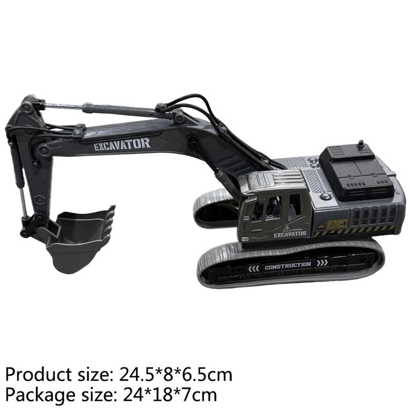 Inertia Excavator Model Engineering Vehicle Children Toy Gift
