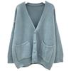 Women's Loose Knit Cardigan Coat - 2025 Spring/Autumn Korean Style
