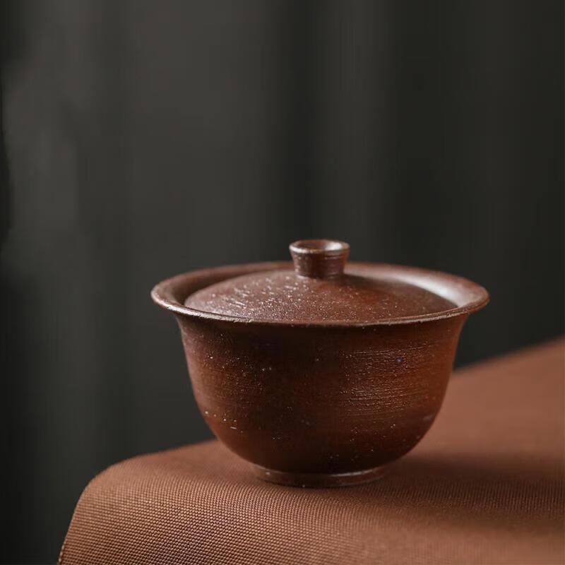 Yunyan Handmade Old Rock Mud Lidded Tea Bowl