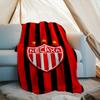 1PC Football Crest Heartbeat Printed Soft Flannel Blanket Throw for Adult Bedroom Living Room Sofa Camping Travel Fan gifts Christmas Gifts