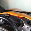 Red Soft Carbon Fiber Dashboard Decorative strip Sticker For Corvette C7 2014-19