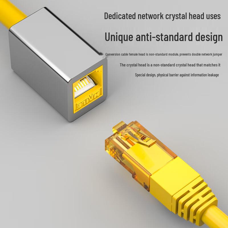 HAILE Cat6 Dual-Port Network Conversion Kit