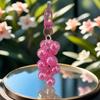 Symphony Acrylic Grape String Keychain Bag Pendant Crystal Grape Key Chain Pendant Gift