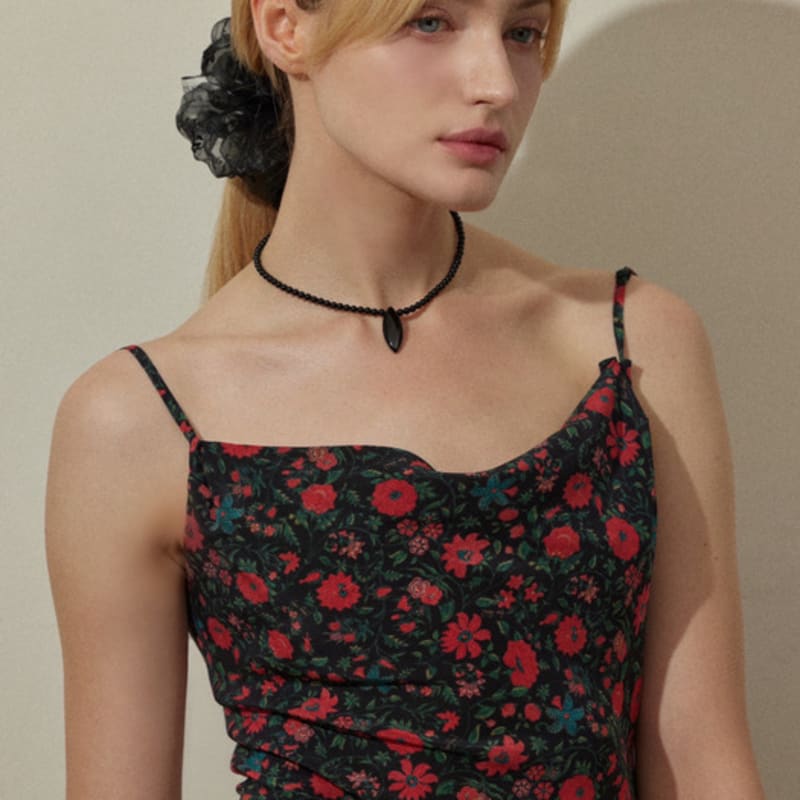 Favorite Noun Black Rose Scrunchie