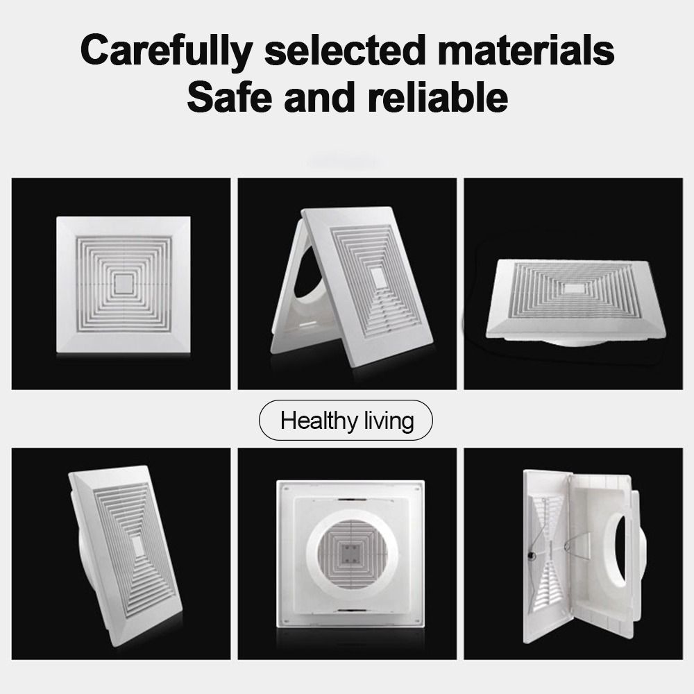 Plastic Ceiling Vent Square Ventilation Hood Portable Air Vent Grille Ventilation Systems