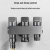 MDNG Triple Outlet Angle Valve Faucet